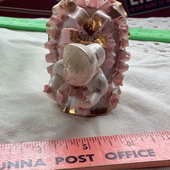 ⚜️ Lefton Bloomer Girl K1412, Vintage Porcelain Figurine NVC - Picture 6 of 16